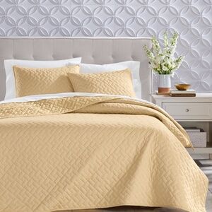 Charter Club Lattice Chambray Cotton Quilt – Cozy & Sophisticated Comfort